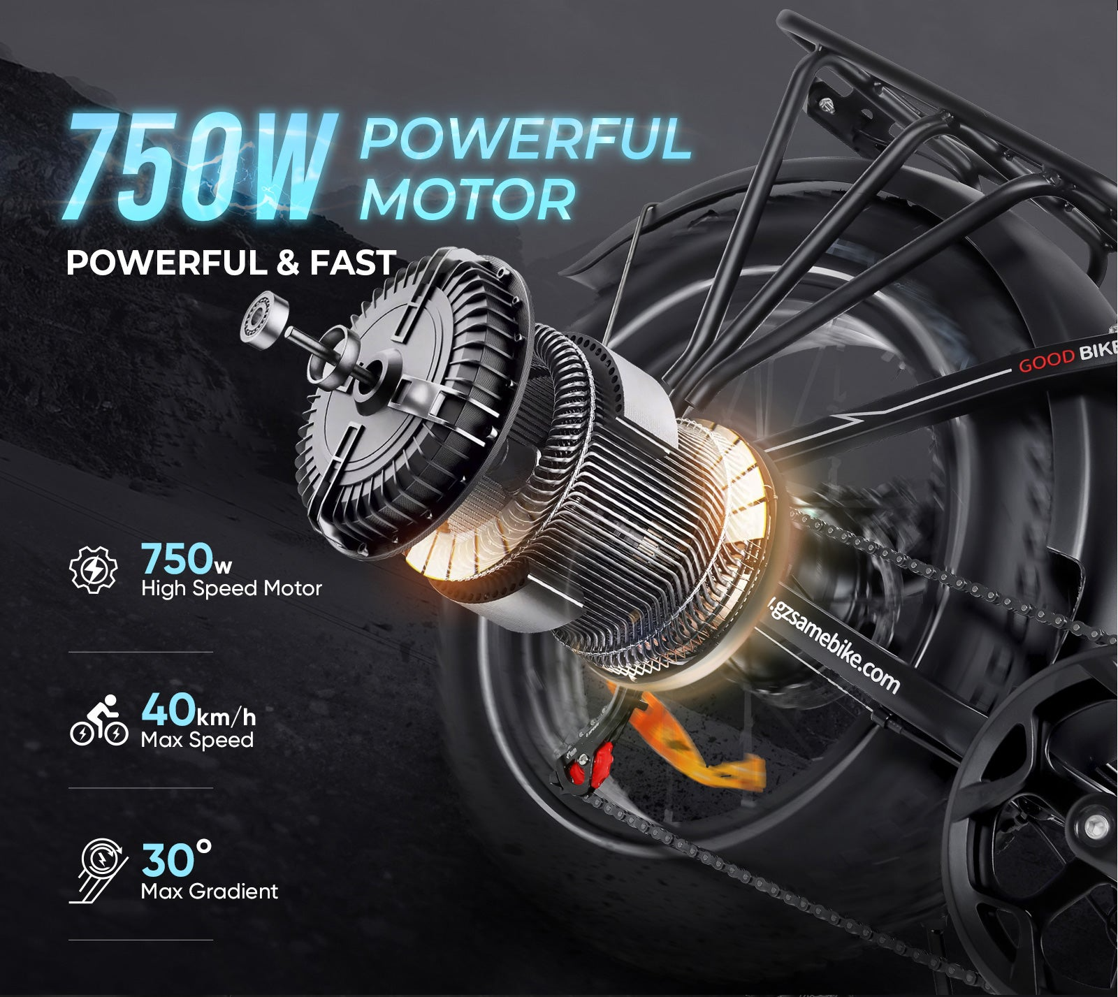 samebike LOTDM200-II ebike s nfc